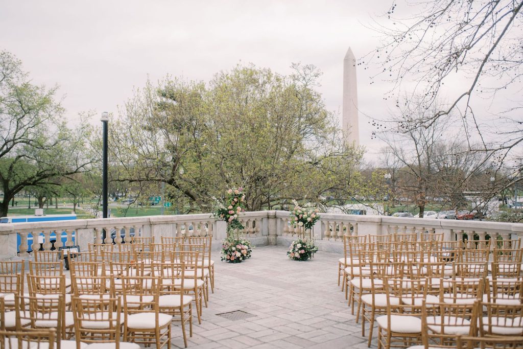 Daughters of the American Revolution wedding ceremony