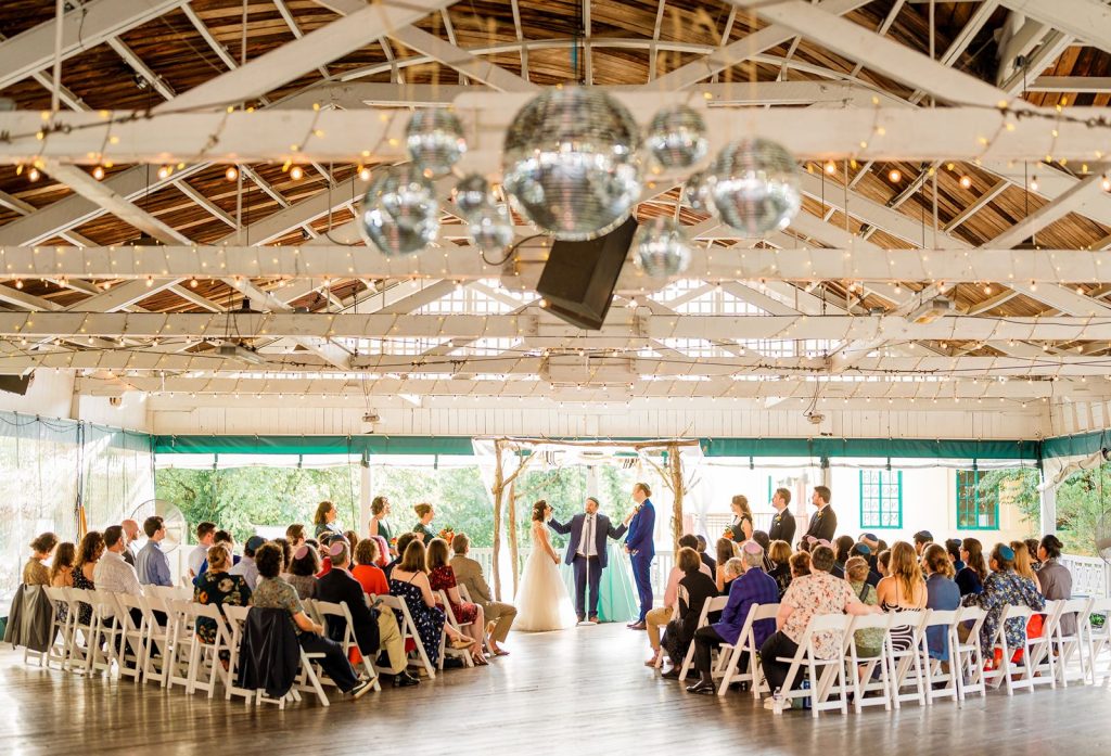 Glen Echo Park Wedding Bumper Car Pavilion Ceremony