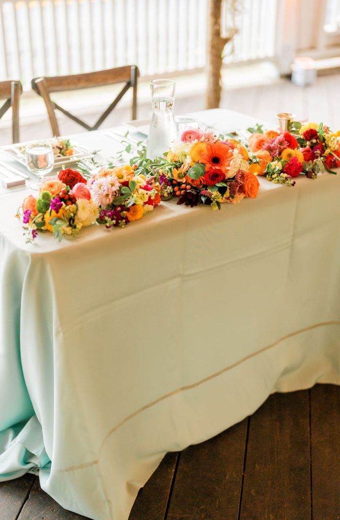 Glen Echo Weddings Couple Sweetheart Table