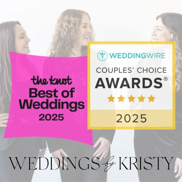 We’re thrilled to be awarded both the Best of Weddings & Couple’s Choice 2025 awards from @theknot and @weddingwire!🎉

These awards are granted each year to vendors who received at least 7 reviews on The Knot & on Wedding Wire with an average score of 4.5 or above between January 1 and December 31, 2024.

In other words, the amazing couples we worked with last year took the time to give us five stars and share about their experience working with Weddings by Kristy. 

If you were one, thank you so so much! We’re incredibly grateful to get to work with kind, generous couples like you. 💕

Team photo by @jennashriver 📸 

#bestofweddings2025 #coupleschoiceaward #weddingplanner #weddingcoordinator #engaged #weddingplanning #weddingplanning2025 #2025wedding #dmvweddings #dcweddings #mdweddings #vaweddings #mdweddingplanner #vaweddingplanner #dcweddingplanner #dmvweddingplanner